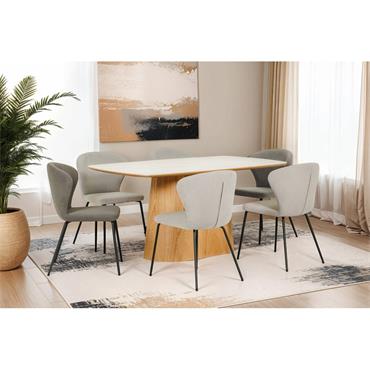 Israel Dining Table Rectangle 1600 - Sand