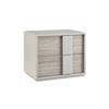 Jacob Bedside Table 2 Drawer Grey