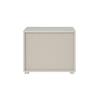 Jacob Bedside Table 2 Drawer Grey