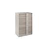 Jacob Tall Chest 4 Drawer Open Top Grey