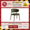 Julian Chair Moss Green Boucle