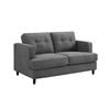 Josiah 2 Seater Fixed Grey