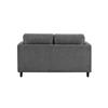 Josiah 2 Seater Fixed Grey