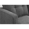 Josiah 2 Seater Fixed Grey