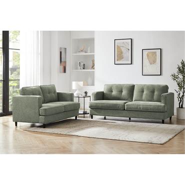 Josiah 2 Seater Fixed Sage