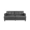 Josiah 3 Seater Fixed Grey