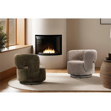 Kash Swivel Accent Chair Olive