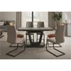 Jazz 1.2-1.6m Dining Table Ext Graphite Grey Matt