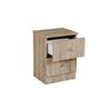 Leeroy Bedside Table Oak