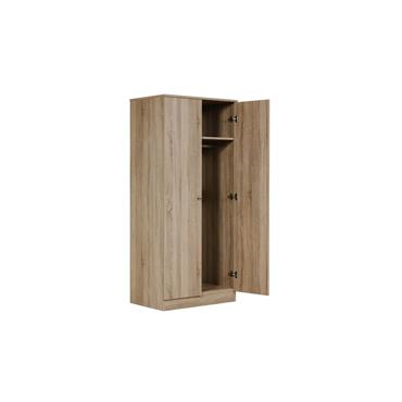 Leeroy Wardrobe 2 Door Oak