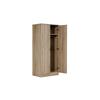 Leeroy Wardrobe 2 Door Oak