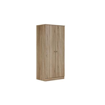 Leeroy Wardrobe 2 Door Oak