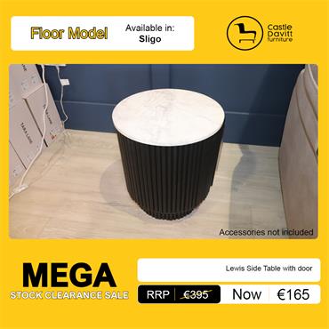 Lewis Side Table With Door