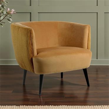 Luca Accent Chair Mustard