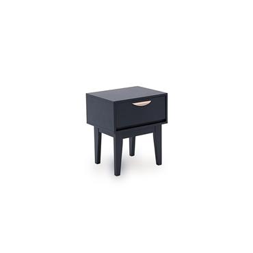 Midnight Bedside Table 1 Drawer Blue