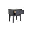 Midnight Bedside Table Dark Grey
