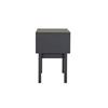 Midnight Bedside Table Dark Grey