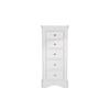 Maple Tall Narrow Chest Drawer Bone