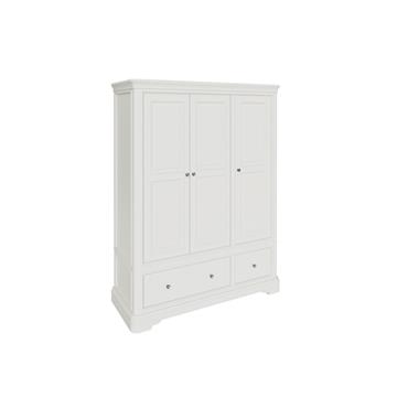 Maple Triple Wardrobe Bone