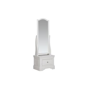 Maple Cheval Mirror Bone