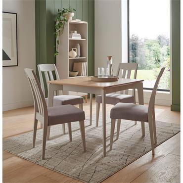 Maisie 0.9m Dining Table Square Cashmere Oak