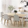 Maisie 2.0m Dining Table Extending Cashmere Oak