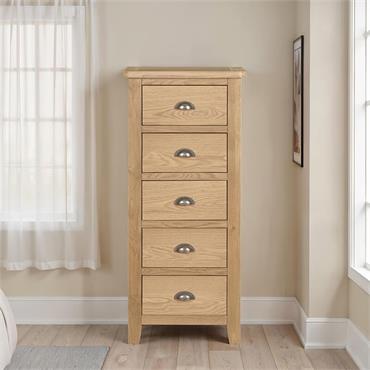 Meredith Narrow Chest 5 Drawer