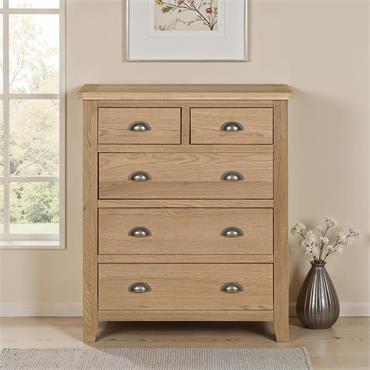 Meredith Tall Chest 5 Drawer