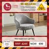 Miles Accent Chair Light Grey