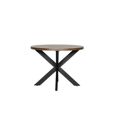 Nickson Dining Table Round 1000 Smoked Oak