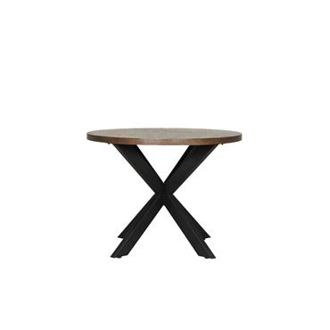 Nickson Dining Table Round 1000 Smoked Oak