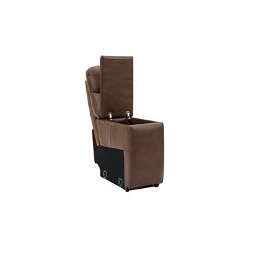 Nelly Console Sectional Brown