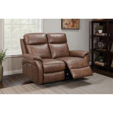 Nelly 2 Seater Electric Recliner Brown