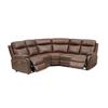 Nelly Corner Group Electric Recliner Brown