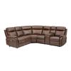 Nelly Corner Group Electric Recliner Brown