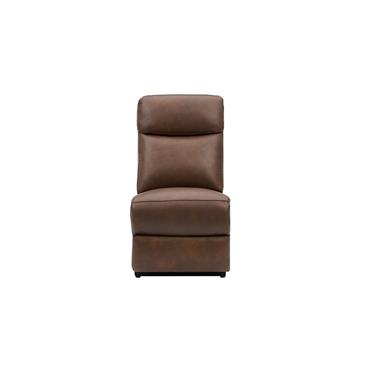 Nelly Armless Sectional Brown