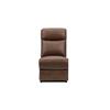 Nelly Armless Sectional Brown