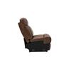 Nelly Armless Sectional Brown