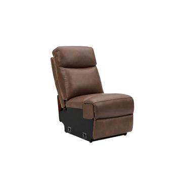 Nelly Armless Sectional Brown
