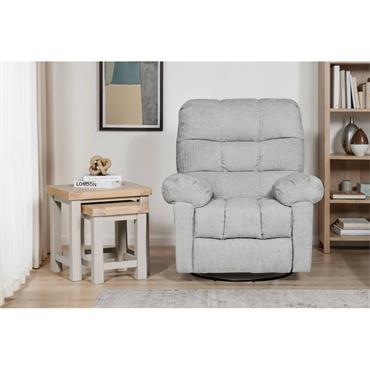 Naas Glider Swivel Recliner Grey