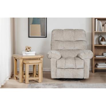 Naas Glider Swivel Recliner Latte