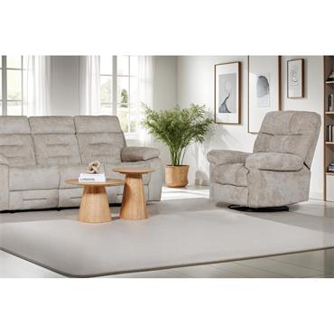 Naas Glider Swivel Recliner Latte