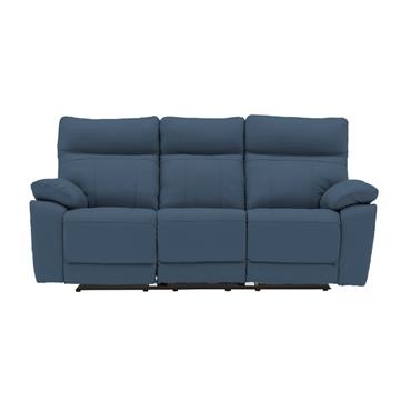 Bordeaux 3 Seater Recliner Indigo