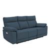 Bordeaux 3 Seater Electric Recliner Indigo