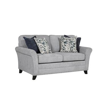 Penelope 2 Seater Fixed Silver