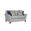 Penelope 2 Seater Fixed Silver