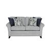 Penelope 2 Seater Fixed Silver