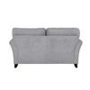 Penelope 2 Seater Fixed Silver