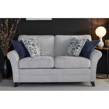 Penelope 2 Seater Fixed Silver