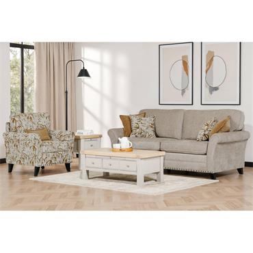 Penelope 3 Seater Fixed Mink